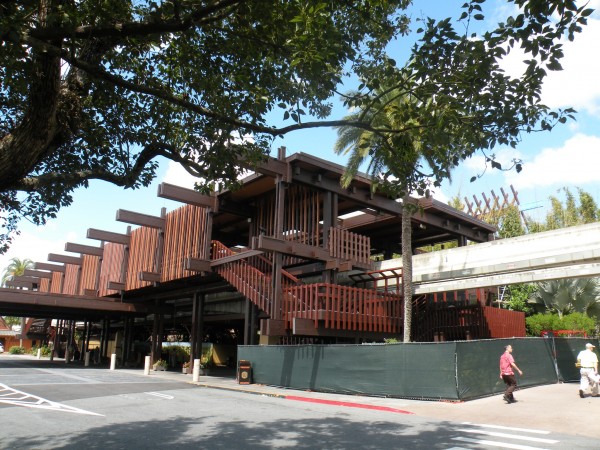 Mono-rail stop at Disney's Polynesian Resort near Orlando