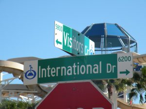 Street signs in Orlando Florida - www.orlando-florida-attractions.com