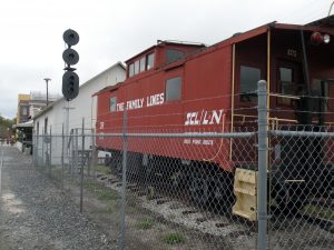 Clinchfield Railroad caboose at Central Florida Railroad Museum