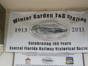 Central Florida Railroad museum downtown Winter Garden Florida