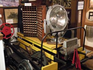 One of the displays inside the Central Florida Railroad Museum