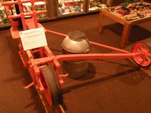 One man velocipede in Central Florida Railroad Museum