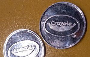 Tokens for use in some of the Crayola attractions