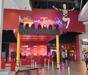 Entrance to Madame Tussauds wax museum at Icon Park Orlando Florida